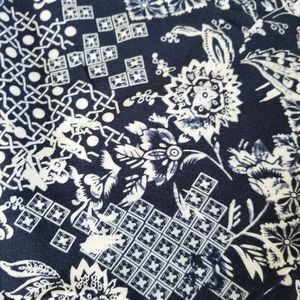 Blue & white palazzo pants
